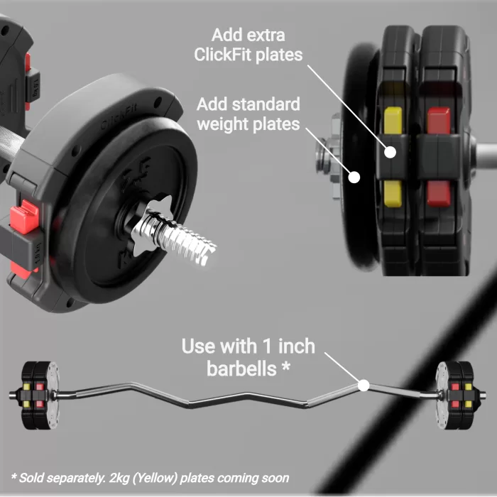 Adjustable Dumbbell Set - 36kg - Image 5